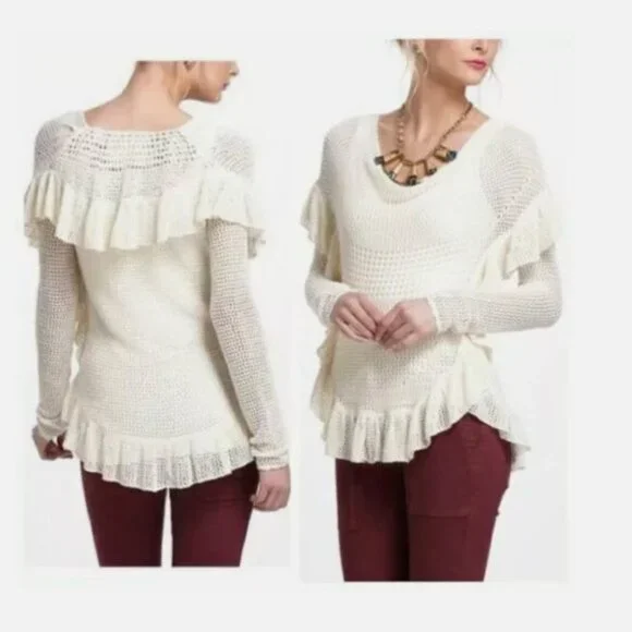 Anthropologie Sweaters Angel Of The North Anthro Loose Knitted